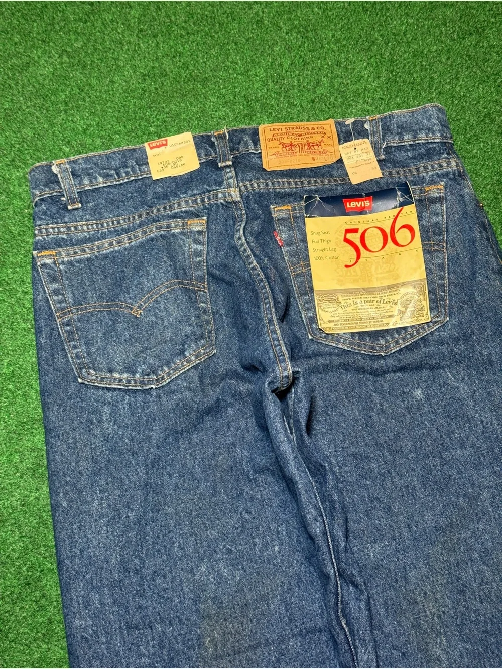 Vintage 90s Levi’s 506-0218 Jeans, Denim Pants Iconic Deadstock New (Size 36x30)